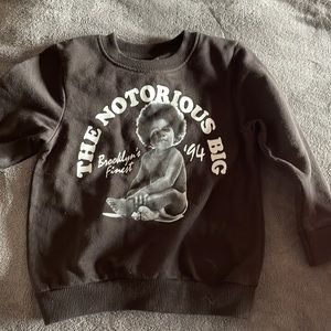 Notorious BIG sweatshirt 3T